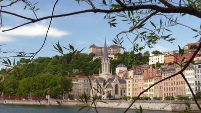 Lyon - Blick über die Saône
