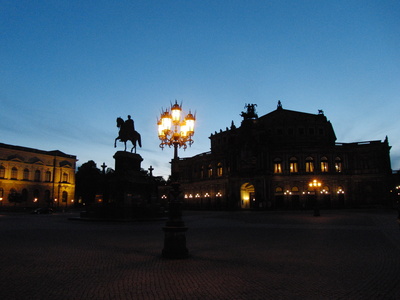 Die Semperoper in Dresden