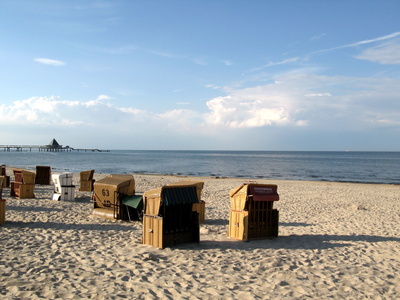 Die Körbe warten auf die Urlauber