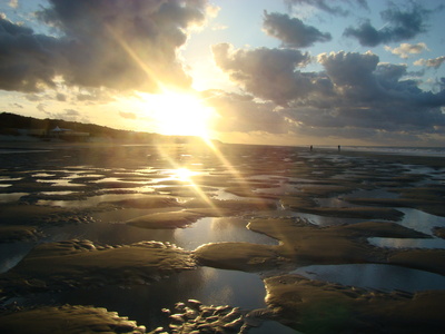 Sonnenuntergang an der Nordsee