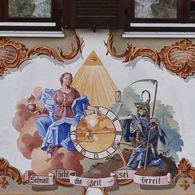 Lüftlmalerei in Oberammergau 6