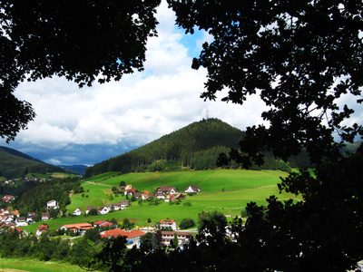Schwarzwald - Blick von Baiersbronn Richtung Tonbachtal