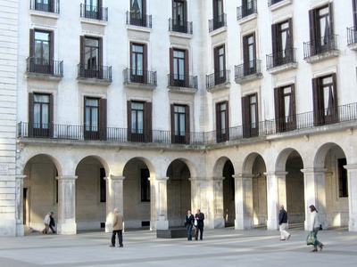 Gebäudehof in Santander