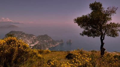 Traumhafte Aussicht auf Capri
