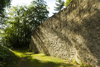 Ruine Albeck Aussenmauer