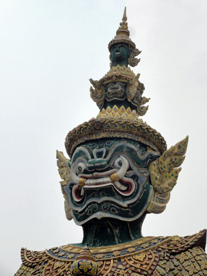 Buddhistische Tempelstatue