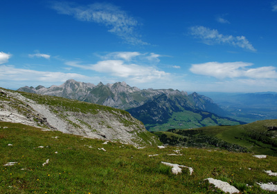 Vom Säntis bis ins Rheintal