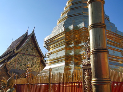 Tempelanlage bei Chiang Mai, Thailand