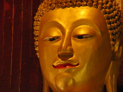 Buddha lächelt