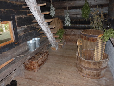 Altes Fischerdorf (Lettland): Sauna 1