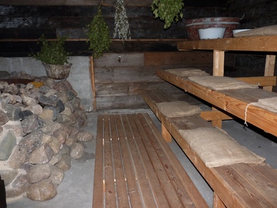 Altes Fischerdorf (Lettland): Sauna 2