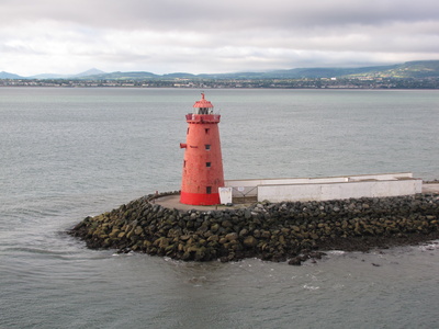 Leuchtturm an der Ausfahrt von Hull/Schottland