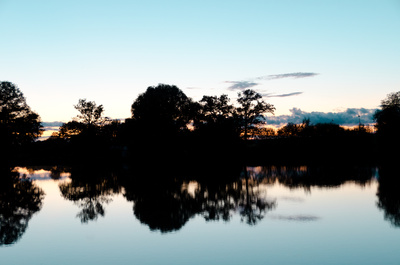 Abendstimmung am Stierlingsweiher