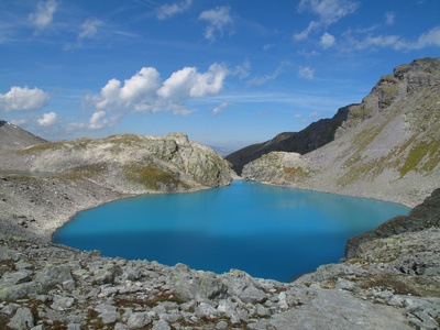 Türkisfarbig und eiskalt: Wildsee