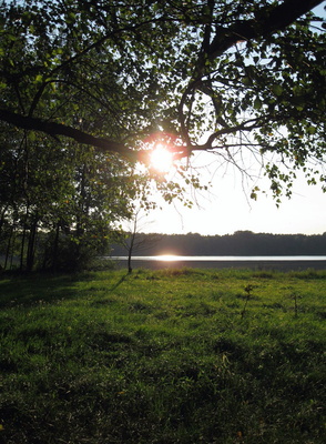 abends am Teich