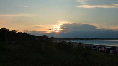 Sonnenuntergang am Strand von Boltenhagen