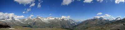 Panorama vom Gornergrat