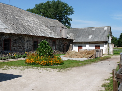 Alter lettischer Bauernhof
