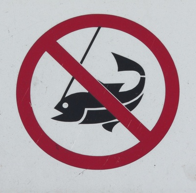 Fischen verboten