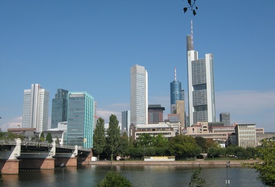moderne Frankfurter Skyline
