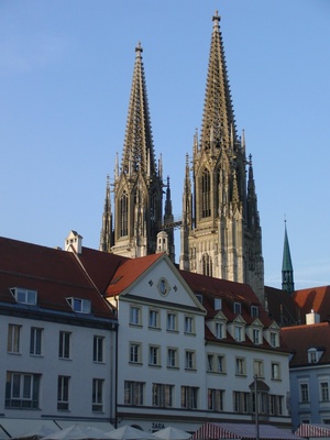 Regensburg - Häuser und Dom