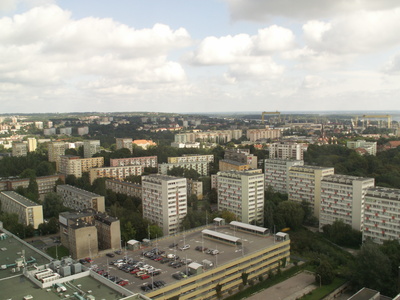 Luftbild von Stettin (Szczecin)