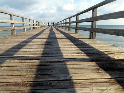 Seebrücke in Prerow in Fischland