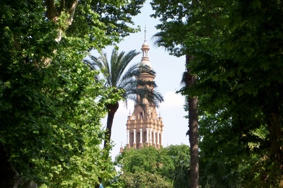 Turm auf dem Plaza de Espana