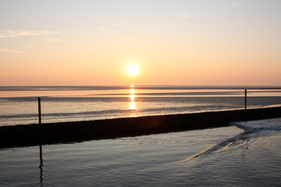 Sonnenuntergang vor Norddeich