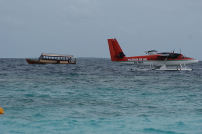 Seeverkehr auf den Malediven