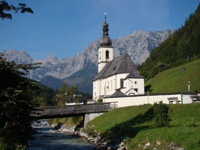 Kirche in Ramsau bei Berchtesgaden