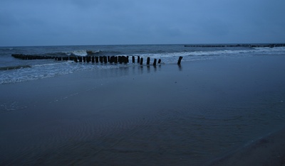 Ostsee in der Dunkelheit