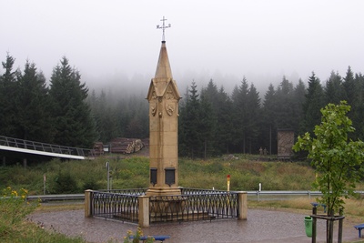 Obelisk am Rennsteig in Oberhof