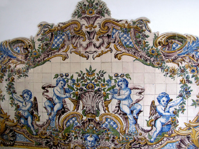Engel-Azulejo (Ausschnitt)