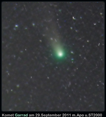 Komet Garrad am 29.September 2011