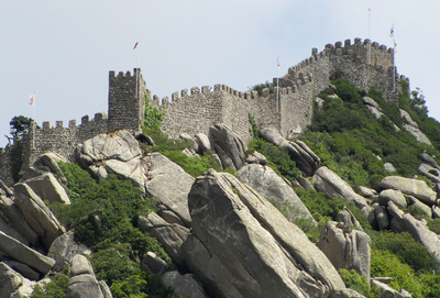 Sintra,  Castelo dos Mouros (Teilansicht)