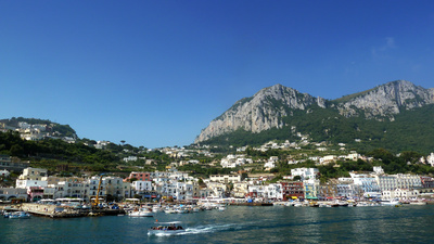 Insel Capri - am Hafen Marina Grande