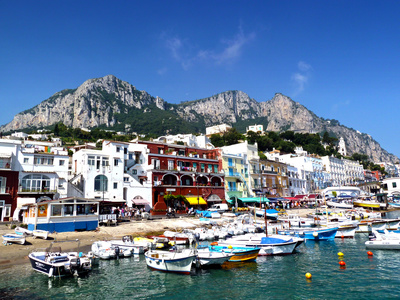 Insel Capri - am Hafen Marina Grande
