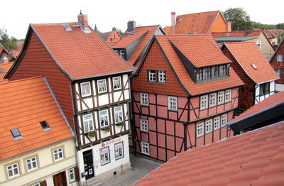 Quedlinburg, Blick über die Dächer