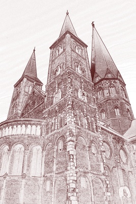 Bonner Münster grafische Darstellung