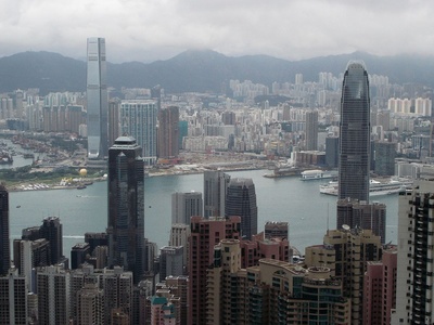 Hongkong, Blick von Victoria Peak