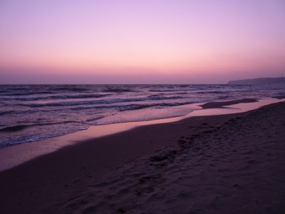 Sonnenaufgang am Strand