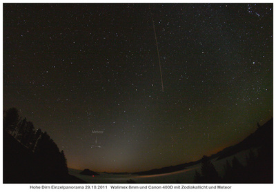 Srichspuren mit Meteor