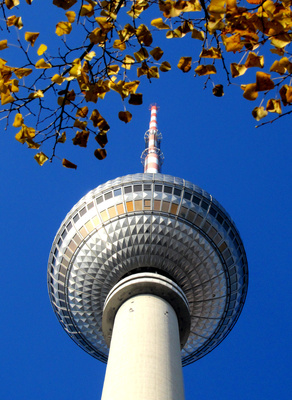 Berliner Fernsehturm im November