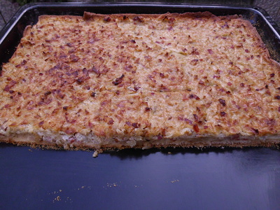 Zwiebelkuchenblech