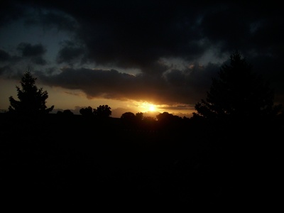 Sonnenaufgang im Odenwald
