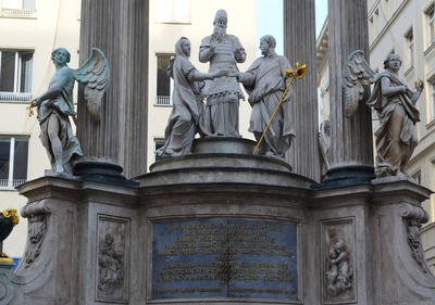 Der Vermählungsbrunnen am Hohen Markt in Wien