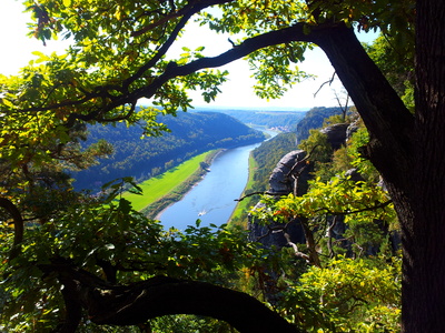 Blick ins Elbtal