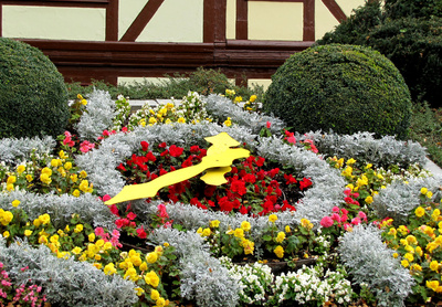 Blumenuhr in Wernigerode