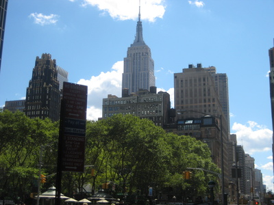 Empire state building and union square